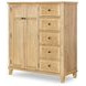 XXXs and OOOs Amber 5 Drawer Door Chest