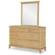 Todays Traditions Natural Hickory Rectangular Dresser Mirror