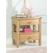 Todays Traditions Natural Hickory 2 Drawer Nightstand with USB Charging
