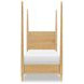 Todays Traditions Natural Hickory Twin Poster Bed
