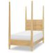 Todays Traditions Natural Hickory Twin Poster Bed