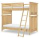 Todays Traditions Natural Hickory Twin Over Twin Bunk Bed