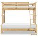 Todays Traditions Natural Hickory Twin Over Full Bunk Bed