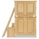 Todays Traditions Natural Hickory Twin Over Full Bunk Bed