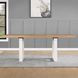 Magnolia Brown 80" Extendable Rectangular Counter Height Dining Table