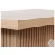 Tyson Natural Oak Slatted Pedestal Coffee Table