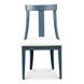 Deco White Performance Fabric Upholstered Side Chair Set of 2