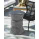 Coastal Living Stinson Speckled Gray Outdoor Accent Table