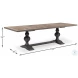 U022-As Gray Rectangular Dining Table