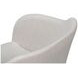 Goccia Lime White Upholstered Side Chair