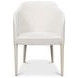 Goccia Lime White Upholstered Side Chair