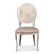 U093 06TG Gray Performance Fabric Upholstered Side Chair Set of 2