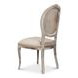 U093 06TG Gray Performance Fabric Upholstered Side Chair Set of 2