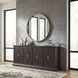 Harbor Drift Burnt Timber 4 Door Entertainment Credenza