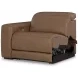 Rally-Up Caramel Leather 3 Piece Modular Power Reclining Sectional Sofa with USB Charging