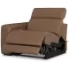 Rally-Up Caramel Leather 3 Piece Modular Power Reclining Sectional Sofa with USB Charging