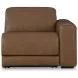 Rally-Up Caramel Leather 3 Piece Modular Power Reclining Sectional Sofa with USB Charging
