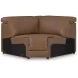 Rally-Up Caramel 4 Piece Power Reclining Sectional