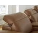Rally-Up Caramel Leather 3 Piece Modular Power Reclining Sectional Sofa with USB Charging