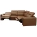 Rally-Up Caramel 4 Piece Power Reclining Sectional
