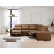 Rally-Up Caramel 4 Piece Power Reclining Sectional