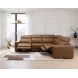Rally-Up Caramel 4 Piece Power Reclining Sectional