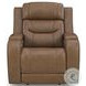 Dreamer Caramel Leather Power Reclining Living Room Set with Audio Seating