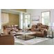 Dreamer Caramel Leather Power Recliner with Audio Seating