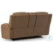 Dreamer Caramel Leather Power Reclining Living Room Set with Audio Seating