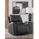 Glassmere Black Leather Rocker Recliner