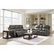 Burnley Anchor Leather Power Reclining Living Room Set