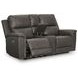 Burnley Anchor Leather Power Reclining Living Room Set