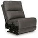 Burnley Anchor Leather 5 Piece Modular Power Reclining Sectional with USB Charging