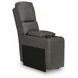 Burnley Anchor Leather 6 Piece Modular Power Reclining Sectional with Console and USB Charging