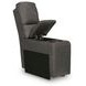 Burnley Anchor Leather 6 Piece Modular Power Reclining Sectional with Console and USB Charging