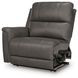 Burnley Anchor Leather 6 Piece Modular Power Reclining Sectional with Storage Console and USB Charging