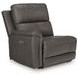 Burnley Anchor Leather 5 Piece Modular Power Reclining Sectional with USB Charging