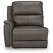 Burnley Anchor Leather 5 Piece Modular Power Reclining Sectional with USB Charging