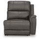 Burnley Anchor Leather 6 Piece Modular Power Reclining Sectional with Console and USB Charging