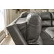 Burnley Anchor Leather 5 Piece Modular Power Reclining Sectional with USB Charging