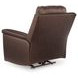 Beryton Espresso Leather Zero Gravity Power Recliner with USB Charging
