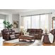 Beryton Espresso Leather 85" Zero Gravity Power Reclining Sofa with USB Charging