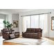 Beryton Espresso Leather 85" Zero Gravity Power Reclining Sofa with USB Charging