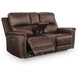 Beryton Espresso Leather Power Reclining Living Room Set