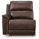 Burnley Espresso Leather 5 Piece Modular Power Reclining Sectional with USB Charging