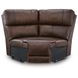Burnley Espresso Leather 5 Piece Modular Power Reclining Sectional with USB Charging