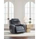 Mighty Moves Admiral Leather Power Recliner with USB Charging