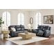 Mighty Moves Admiral Leather 88" Power Reclining Sofa with USB Charging