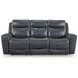 Mighty Moves Admiral Leather 88" Power Reclining Sofa with USB Charging
