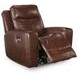 Mighty Moves Mahogany Leather Power Recliner with USB Charging